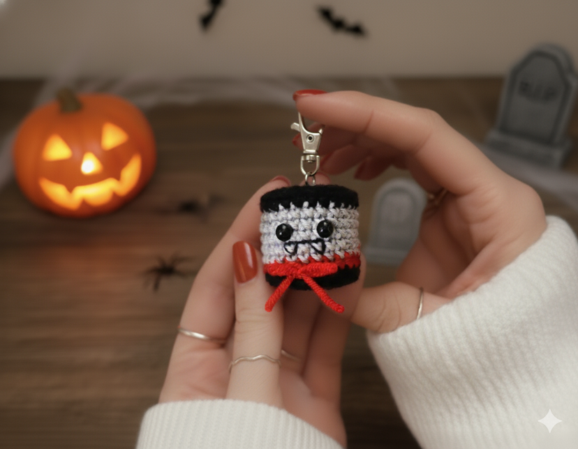 Chaveiro de Amigurumi: Doce